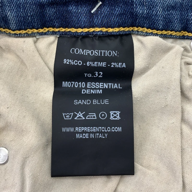 REPRESENT / リプレゼント | ESSENTIAL DENIM / エッセンシャル デニムパンツ | 32 | メンズ