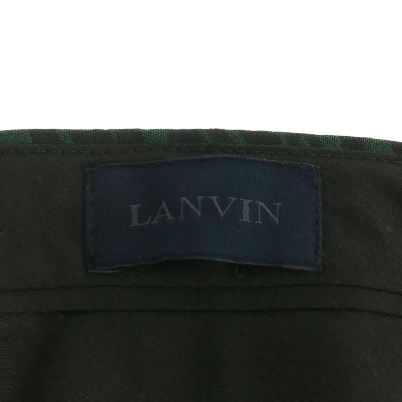 LANVIN / ランバン | シルク混 総柄 スラックス パンツ | 48 | メンズ