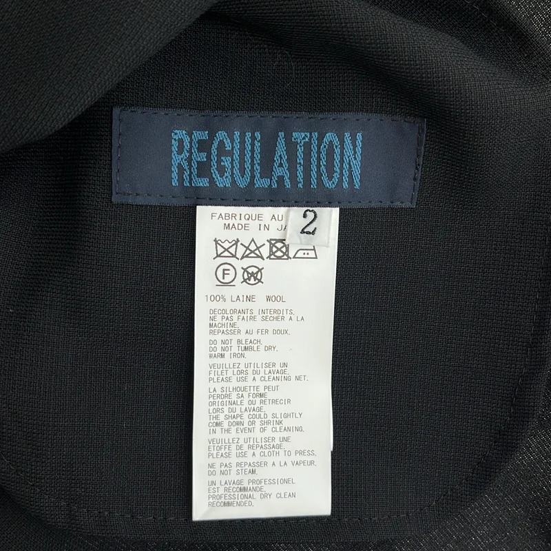 REGULATION Yohji Yamamoto / レギュレーションヨウジヤマモト | 2018AW | ウール スカートパンツ | 2 | レディース