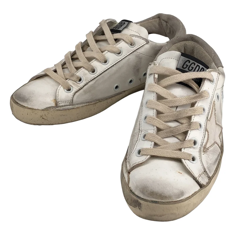 GOLDEN GOOSE / ゴールデングース | SUPERSTAR ヴィンテージ加工 レザースニーカー | 36 | レディース