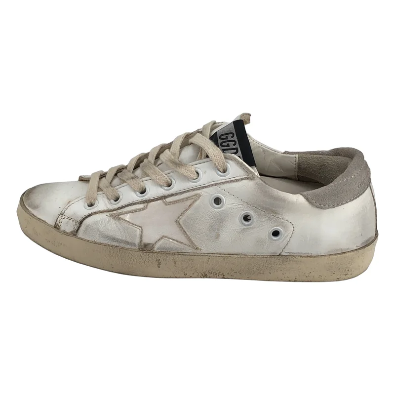 GOLDEN GOOSE / ゴールデングース | SUPERSTAR ヴィンテージ加工 レザースニーカー | 36 | レディース