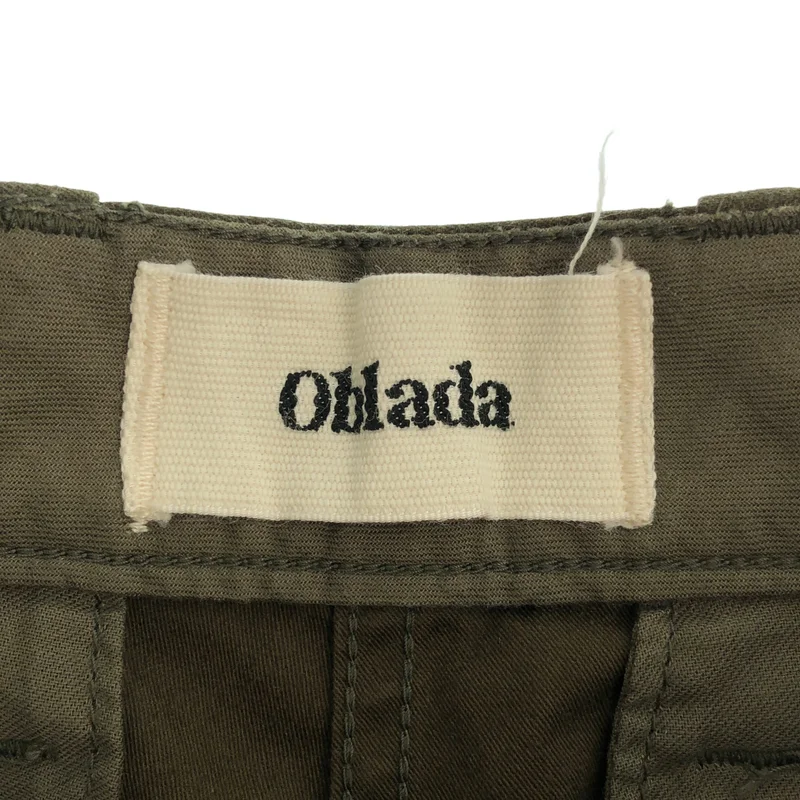 oblada / オブラダ | FRENCH CARGO / コットン フレンチカーゴパンツ | 23 | レディース