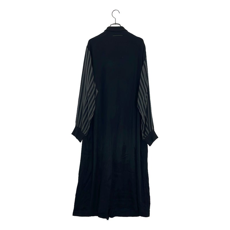 MM6 Maison Margiela / エムエムシックスメゾンマルジェラ | 2018SS | サテン 袖切替 ロング バーシティコート  S32AA0138 | 38 | レディース