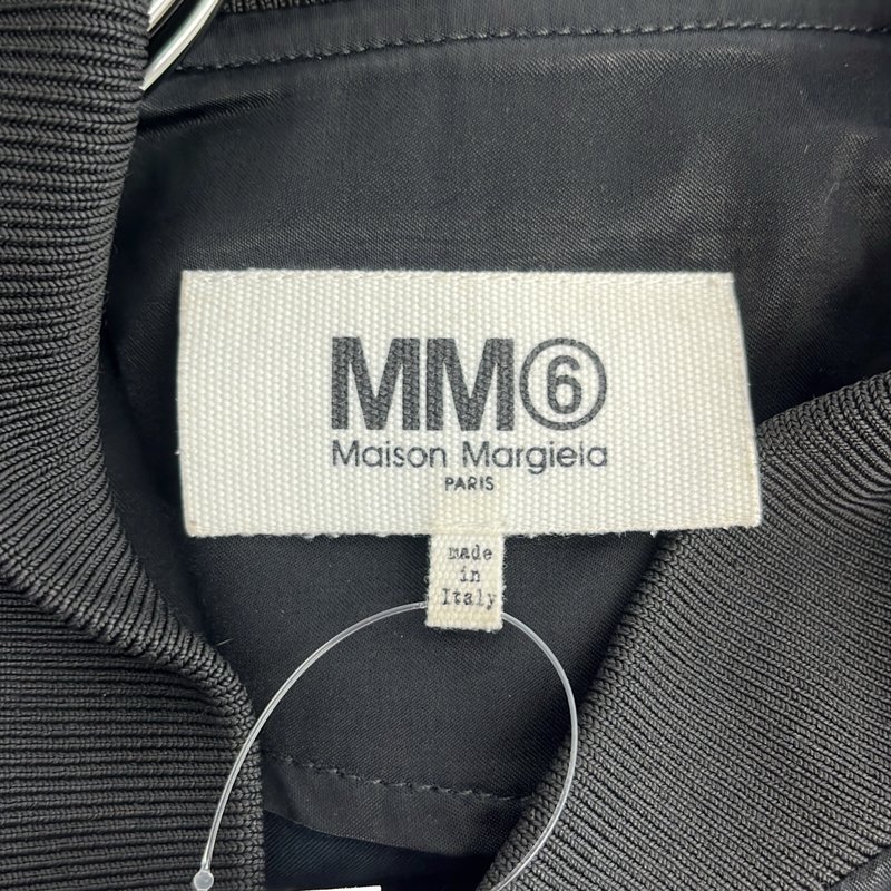 MM6 Maison Margiela / エムエムシックスメゾンマルジェラ | 2018SS | サテン 袖切替 ロング バーシティコート  S32AA0138 | 38 | レディース