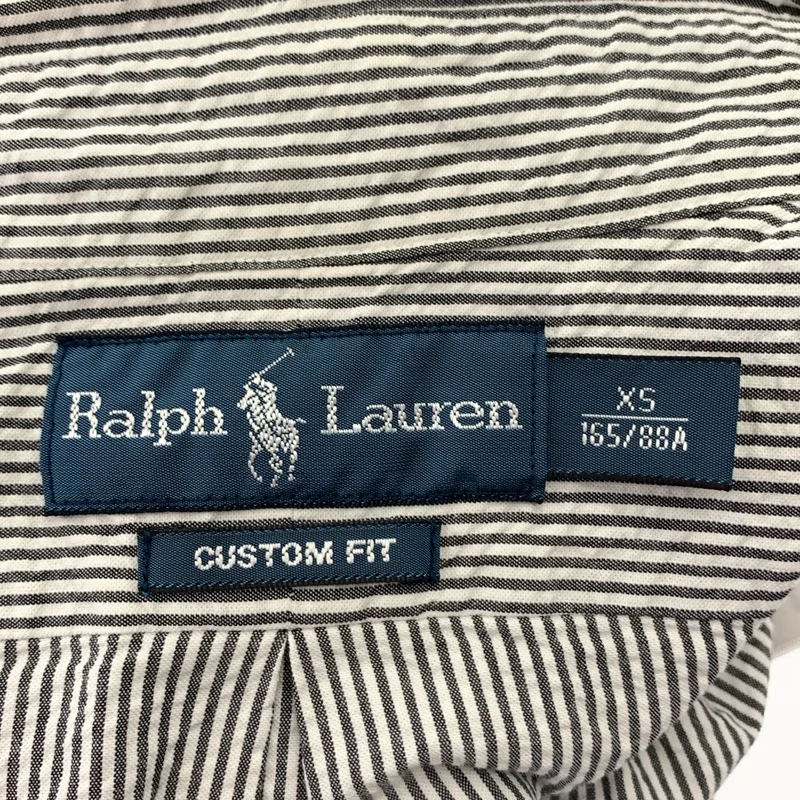 POLO RALPH LAUREN / ポロラルフローレン | コットン ストライプ ワンポイントポニー シャツ | XS | メンズ
