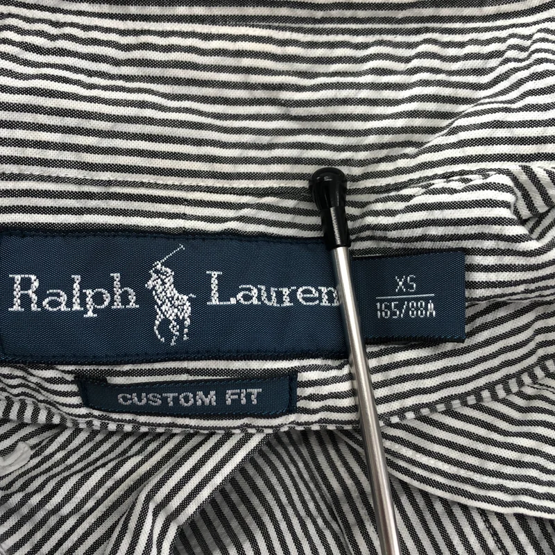 POLO RALPH LAUREN / ポロラルフローレン | コットン ストライプ ワンポイントポニー シャツ | XS | メンズ