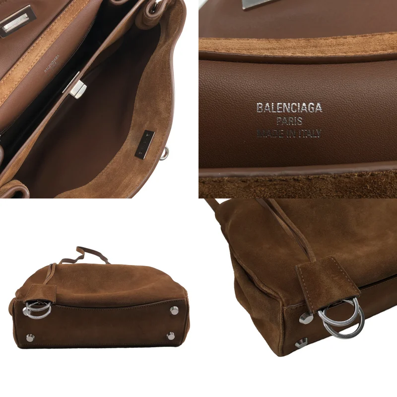 BALENCIAGA / バレンシアガ | Rodeo スモール スエードレザー ショルダーバッグ |