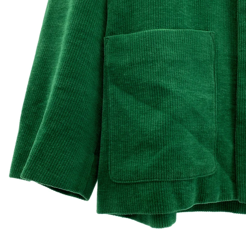 AURALEE / オーラリー | 2022AW | WOOL COTTON MOLE BLOUSON ノーカラージャケット | 0 | レディース