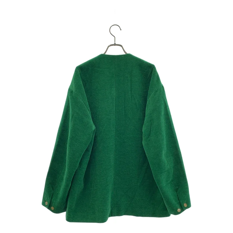 AURALEE / オーラリー | 2022AW | WOOL COTTON MOLE BLOUSON ノーカラージャケット | 0 | レディース