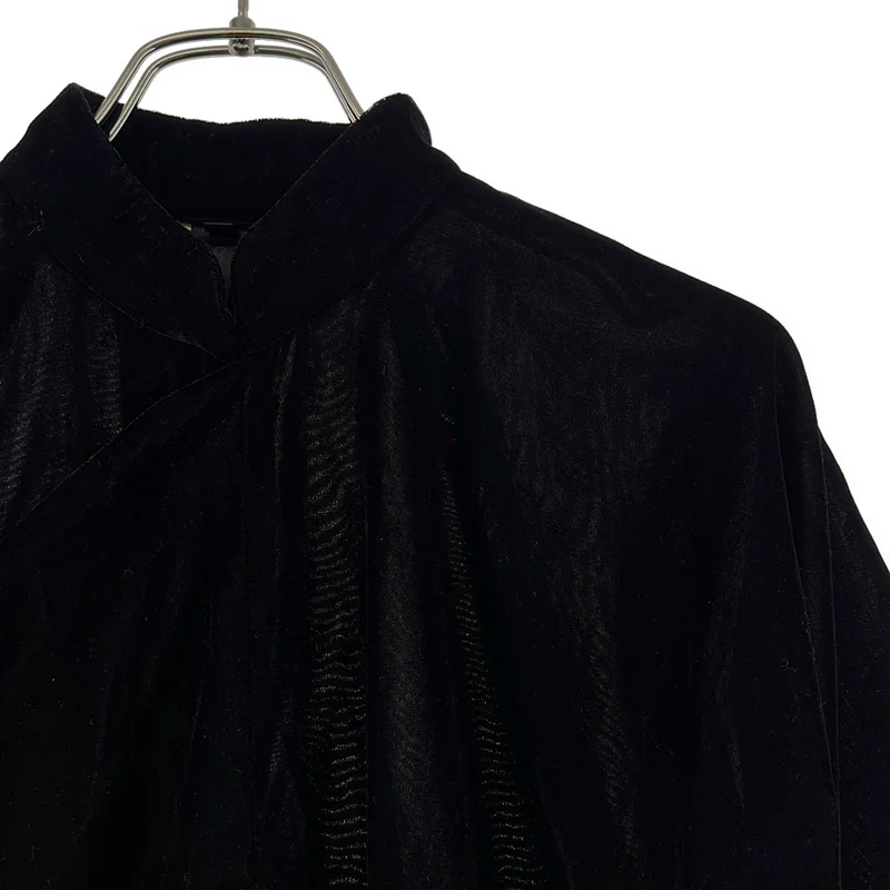 COMME des GARCONS COMME des GARCONS / コムコム | 2016SS | 特殊加工 ベロア チャイナジャケット | XS | レディース