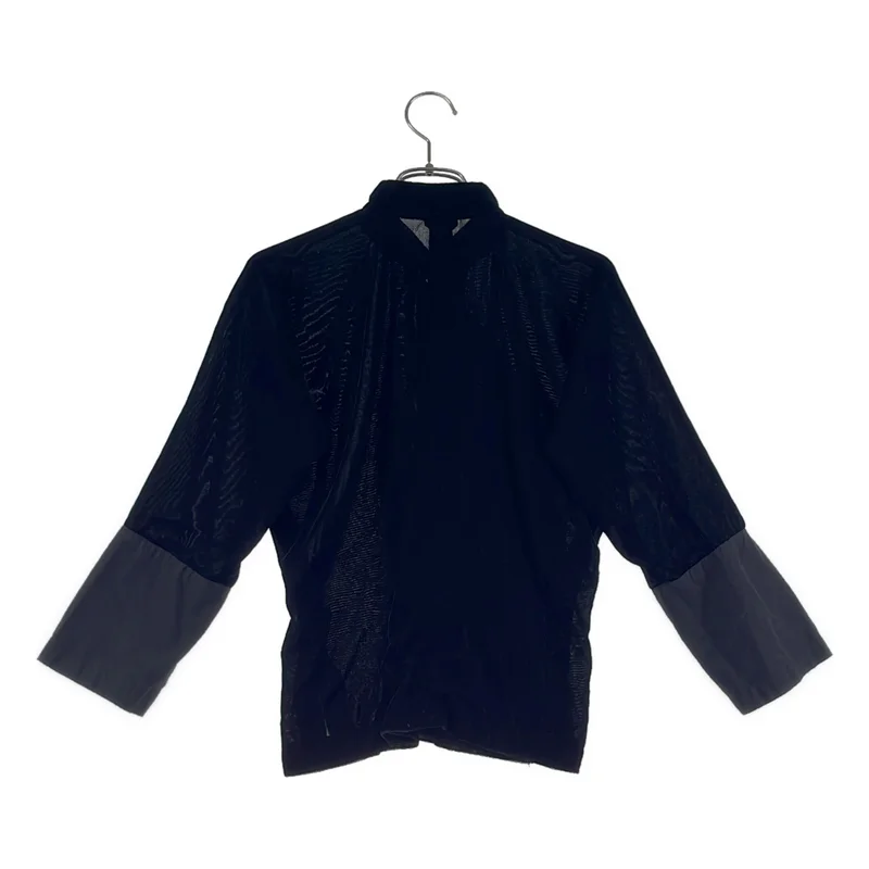 COMME des GARCONS COMME des GARCONS / コムコム | 2016SS | 特殊加工 ベロア チャイナジャケット | XS | レディース