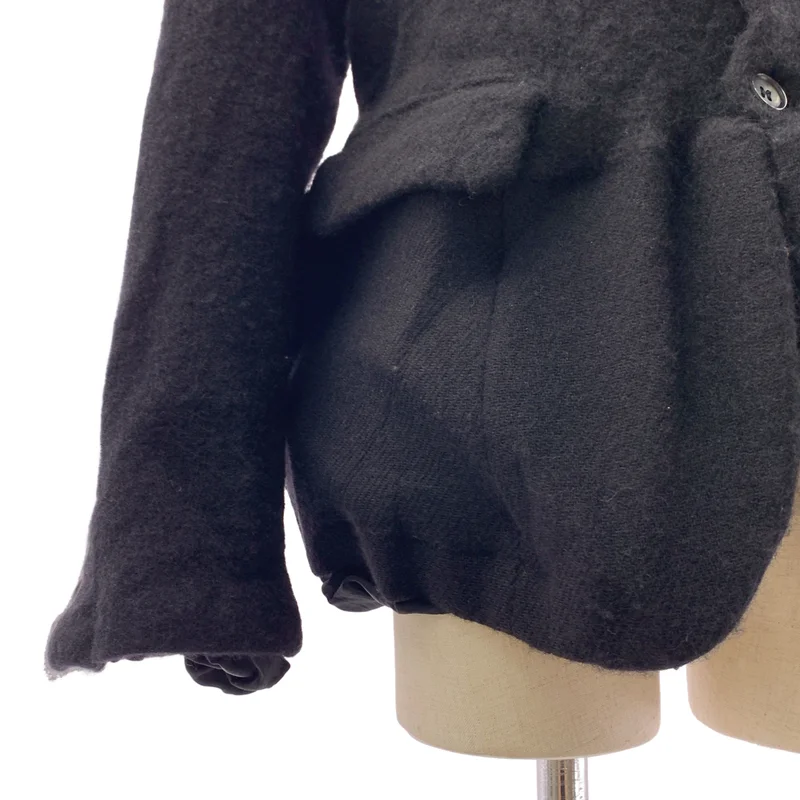 COMME des GARCONS / コムデギャルソン | 2022AW | ウール縮絨 製品加工 テーラードジャケット | S | レディース