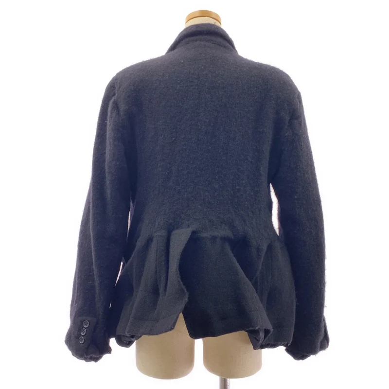 COMME des GARCONS / コムデギャルソン | 2022AW | ウール縮絨 製品加工 テーラードジャケット | S | レディース