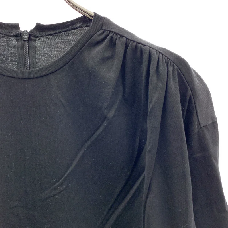 deres / デレス | 2024AW | first class long sleeve / ギャザースリーブ バックジップ トップス | F | レディース
