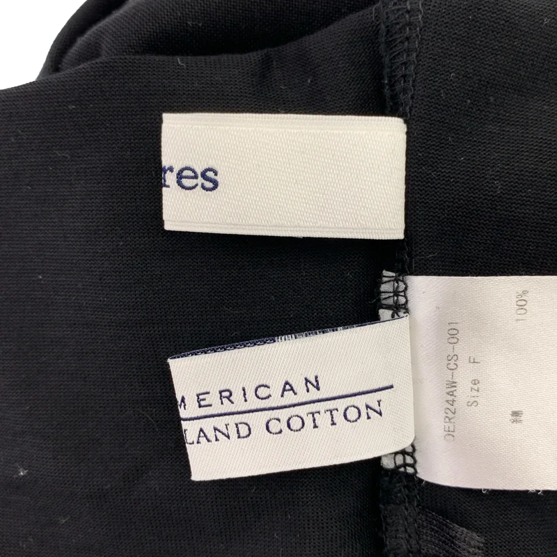 deres / デレス | 2024AW | first class long sleeve / ギャザースリーブ バックジップ トップス | F | レディース
