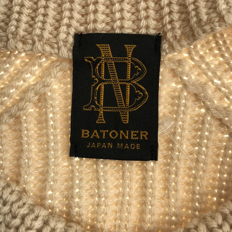 BATONER / バトナー | SIGNATURE BOTTLE NECK シグネイチャー ボトルネック ニット | 1 | レディース