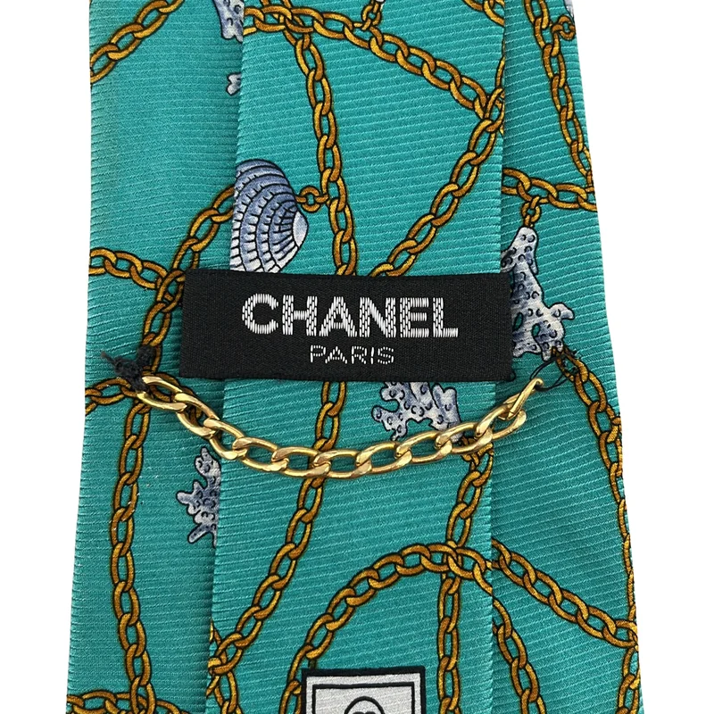 CHANEL / シャネル | シルク 総柄 ココマーク スーツ ネクタイ |