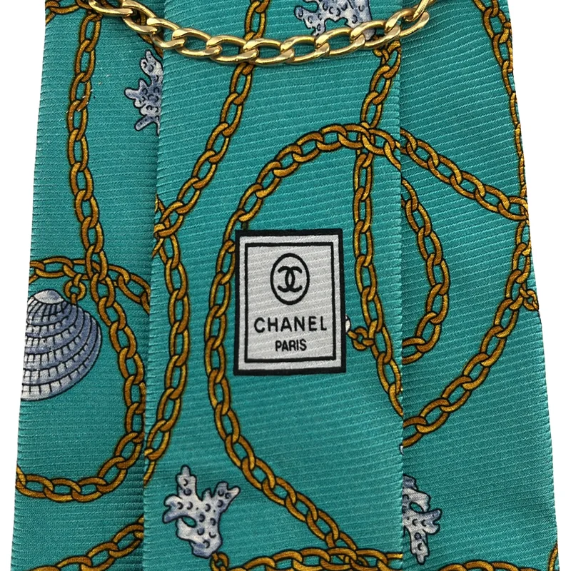 CHANEL / シャネル | シルク 総柄 ココマーク スーツ ネクタイ |