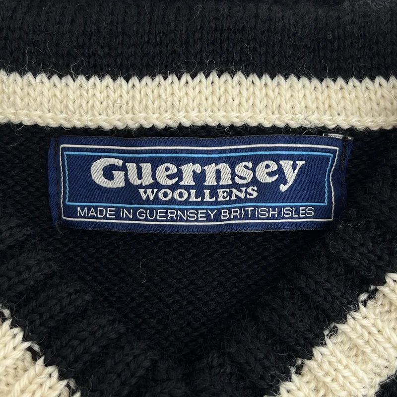 Guernsey WOOLENS / ガンジーウーレンズ | バイカラーニット | 42 | メンズ