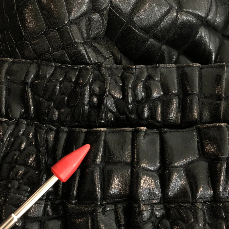COMME des GARCONS HOMME PLUS / コムデギャルソンオムプリュス | 2019AW | フェイクレザー クロコ型押し ハーフパンツ | L | メンズ