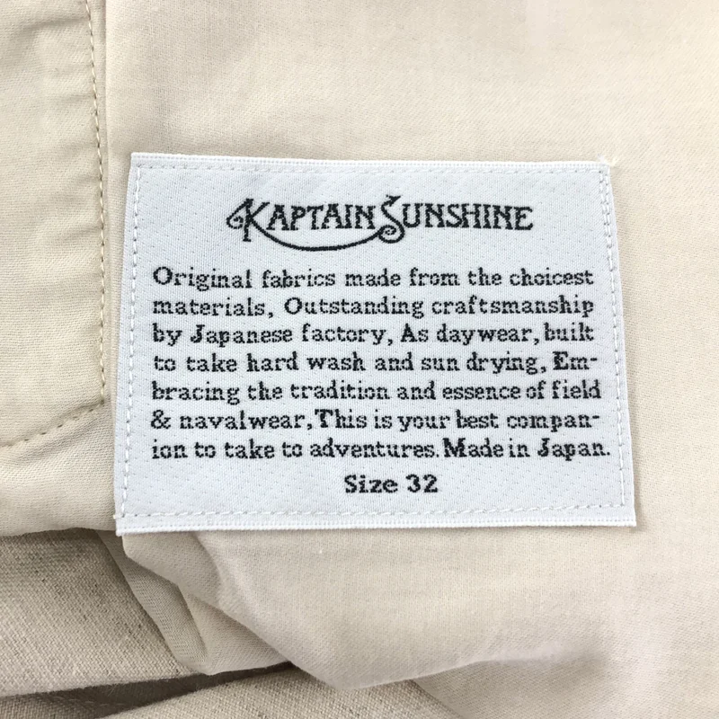 Kaptain Sunshine / キャプテンサンシャイン | Gurkha Short Pants コットン リネン ドリル ハーフパンツ | 32 | メンズ