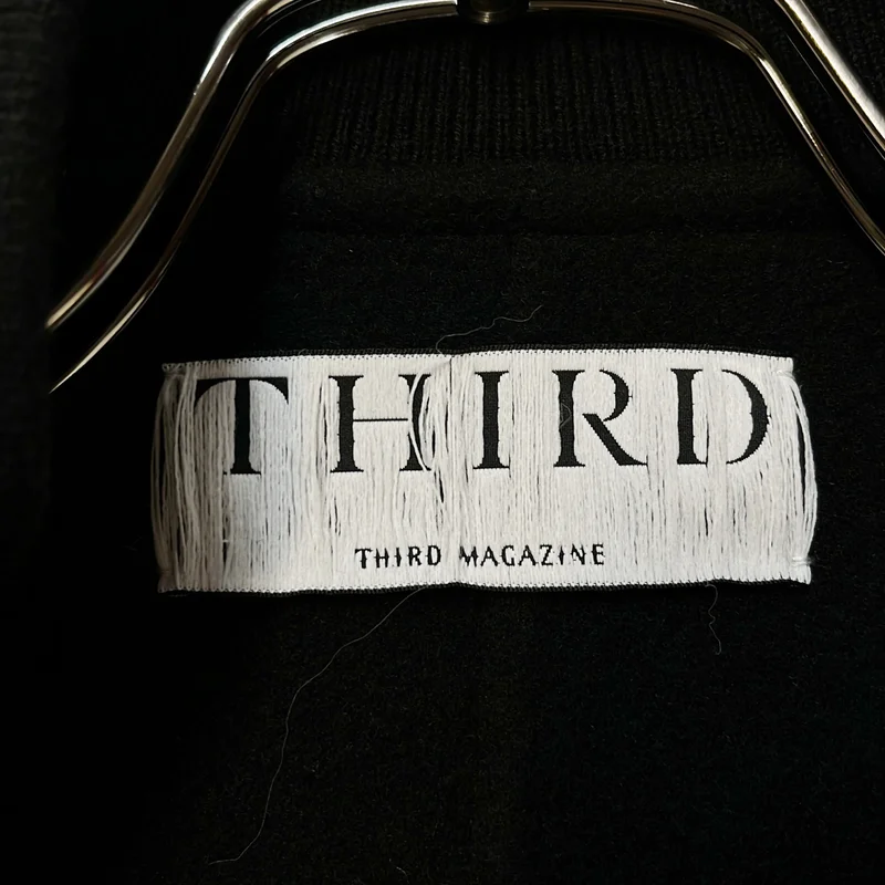 THIRD MAGAZINE / サードマガジン | ウール カシミヤ カウレザースリーブ ジャケット ブルゾン |