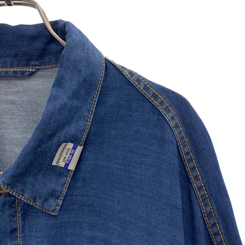in・stru(men-tal). / インストルメンタル | COTTON TENSEL DENIM JACKET / ロゴボタン デニム ジャケット | 46 | メンズ
