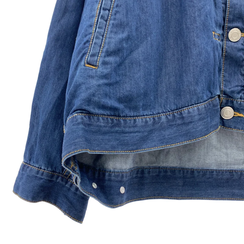 in・stru(men-tal). / インストルメンタル | COTTON TENSEL DENIM JACKET / ロゴボタン デニム ジャケット | 46 | メンズ