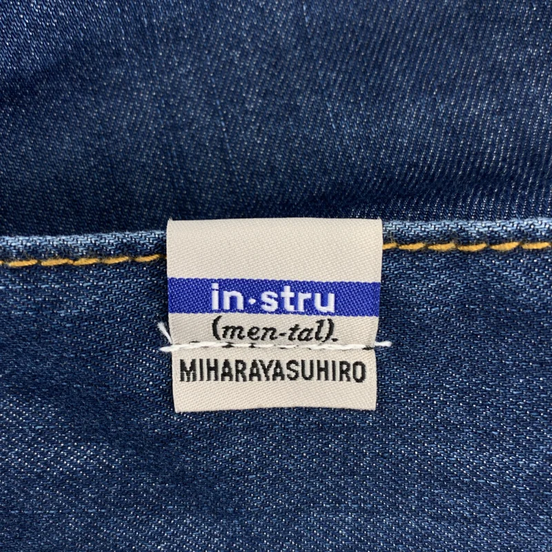 in・stru(men-tal). / インストルメンタル | COTTON TENSEL DENIM JACKET / ロゴボタン デニム ジャケット | 46 | メンズ
