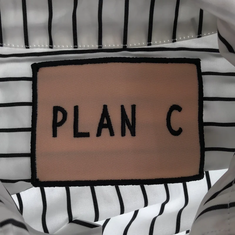Plan C / プランシー | ストライプ リボン ハイネック ブラウス | 36 | レディース