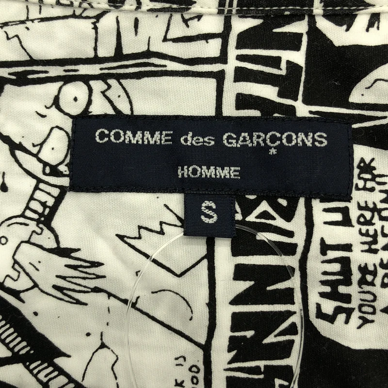 COMME des GARCONS HOMME / コムデギャルソンオム | 2017SS | 総柄 プリント シャツ | S | メンズ