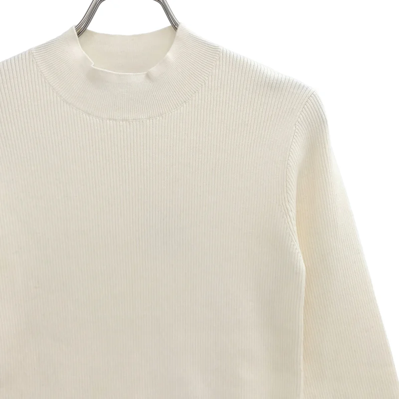 CABaN / キャバン | コットンカシミヤリブ モックネックプルオーバー | F | レディース