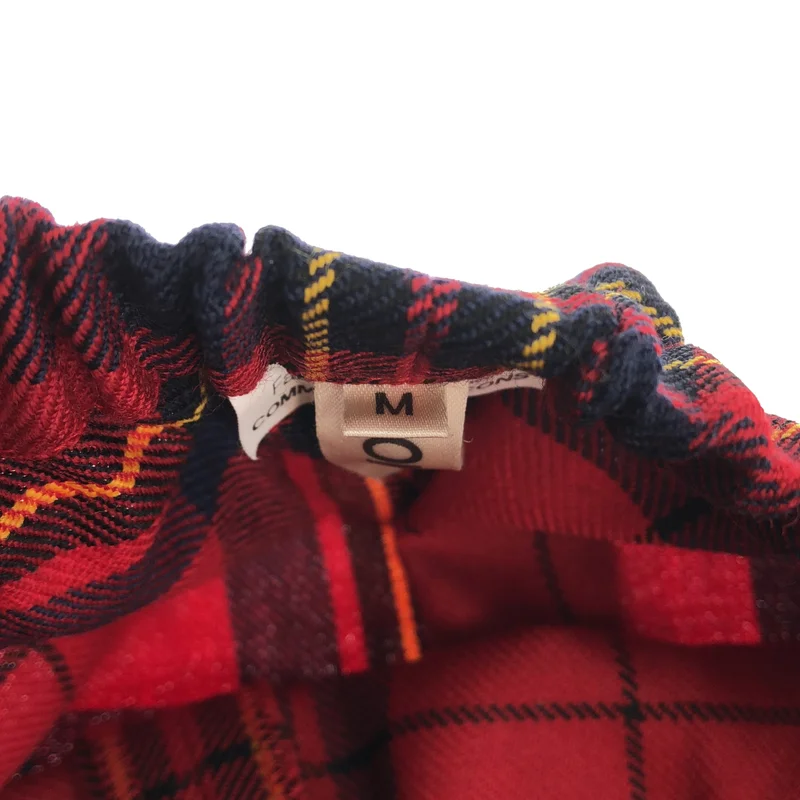 COMME des GARCONS / コムデギャルソン | タータンチェック 再構築 イージー パンツ | M | レディース