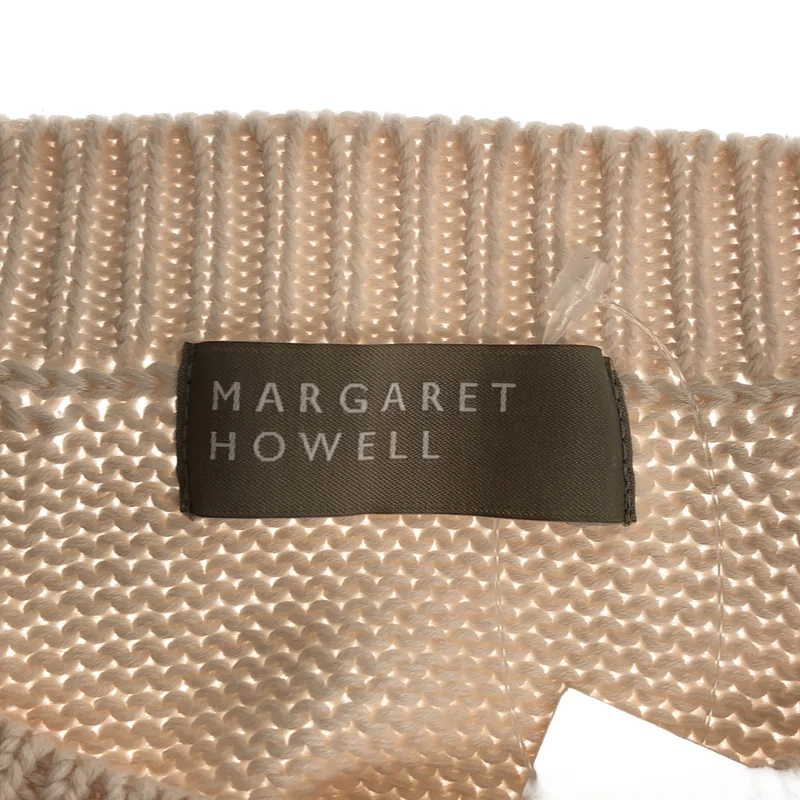 MARGARET HOWELL / マーガレットハウエル | コットン リネン ケーブル サマーニット | 2 | レディース