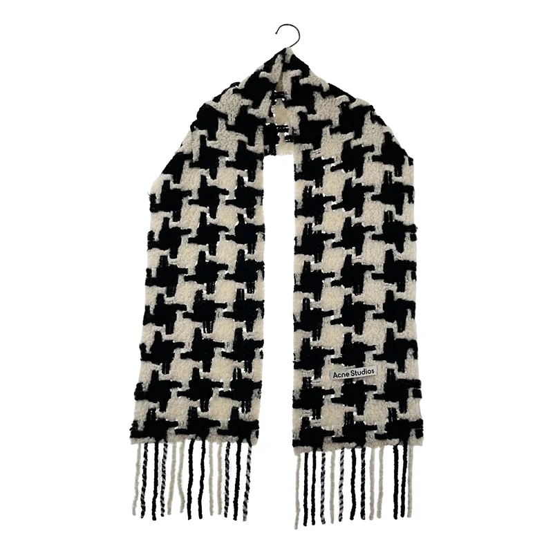 Acne Studios / アクネストゥディオズ | ウール フリンジ ストール マフラー |