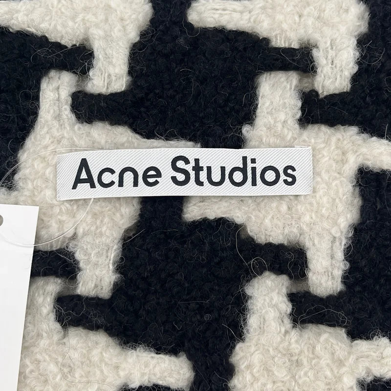 Acne Studios / アクネストゥディオズ | ウール フリンジ ストール マフラー |