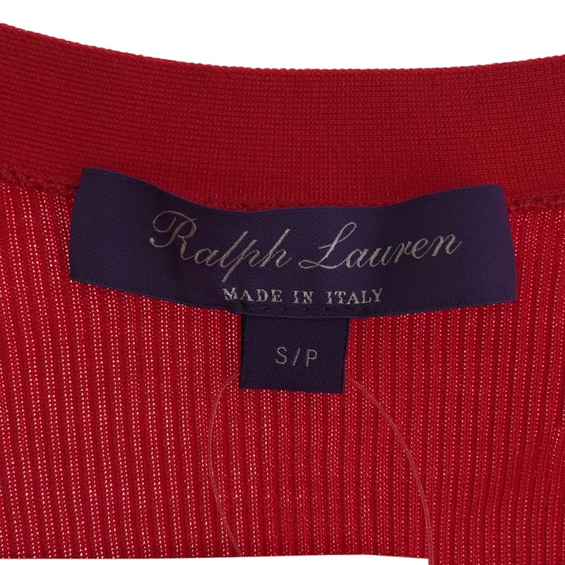 RALPH LAUREN PURPLE LABEL / ラルフローレンパープルレーベル | シルク 100% ニットカーディガン | S | レディース