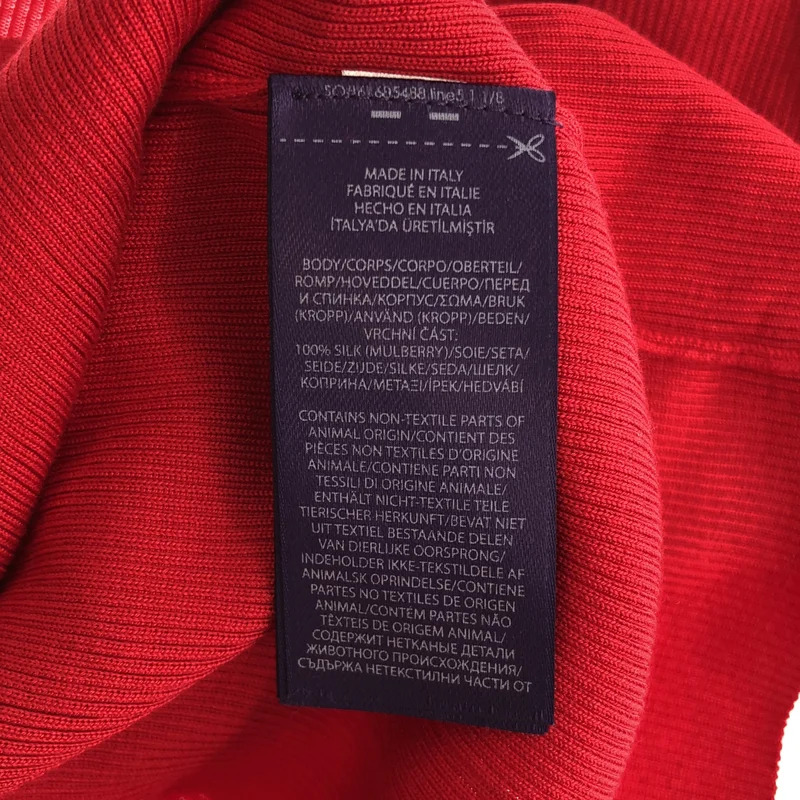 RALPH LAUREN PURPLE LABEL / ラルフローレンパープルレーベル | シルク 100% ニットカーディガン | S | レディース