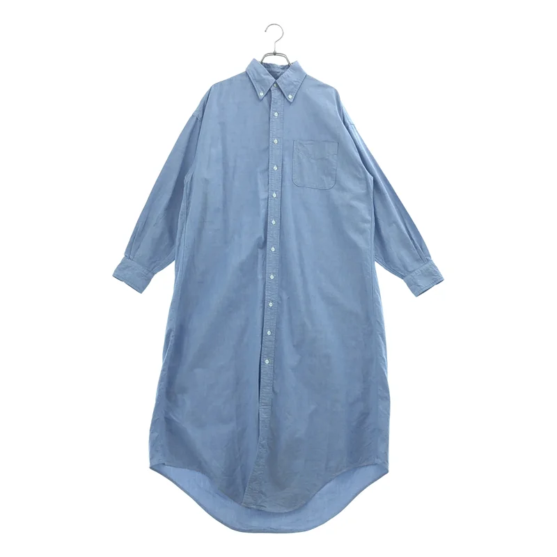 CIOTA / シオタ | シャンブレー シャツワンピース | F | レディース