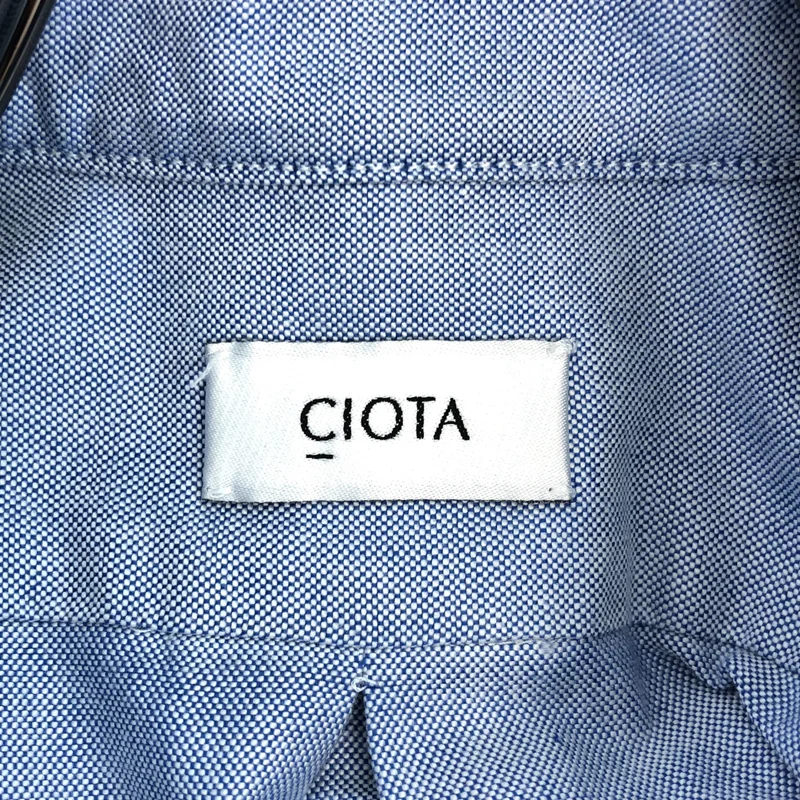 CIOTA / シオタ | シャンブレー シャツワンピース | F | レディース