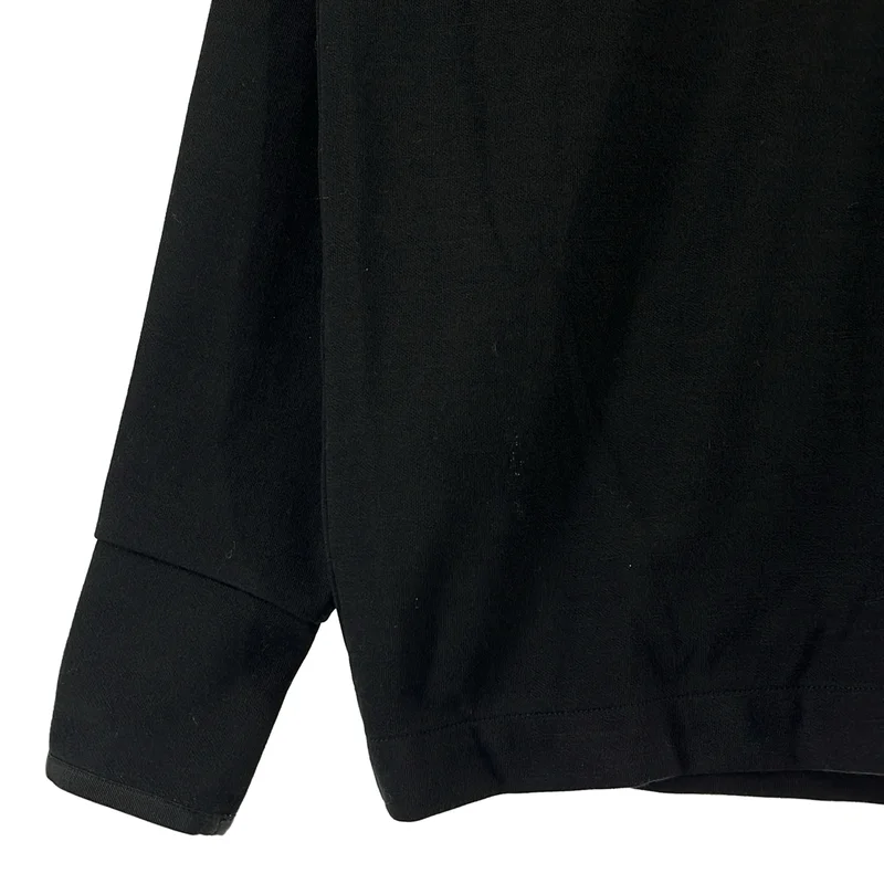 THE RERACS / ザリラクス | 2023AW | SCARF COLLAR PULLOVER / ウール混 スカーフカラー プルオーバー | F | メンズ
