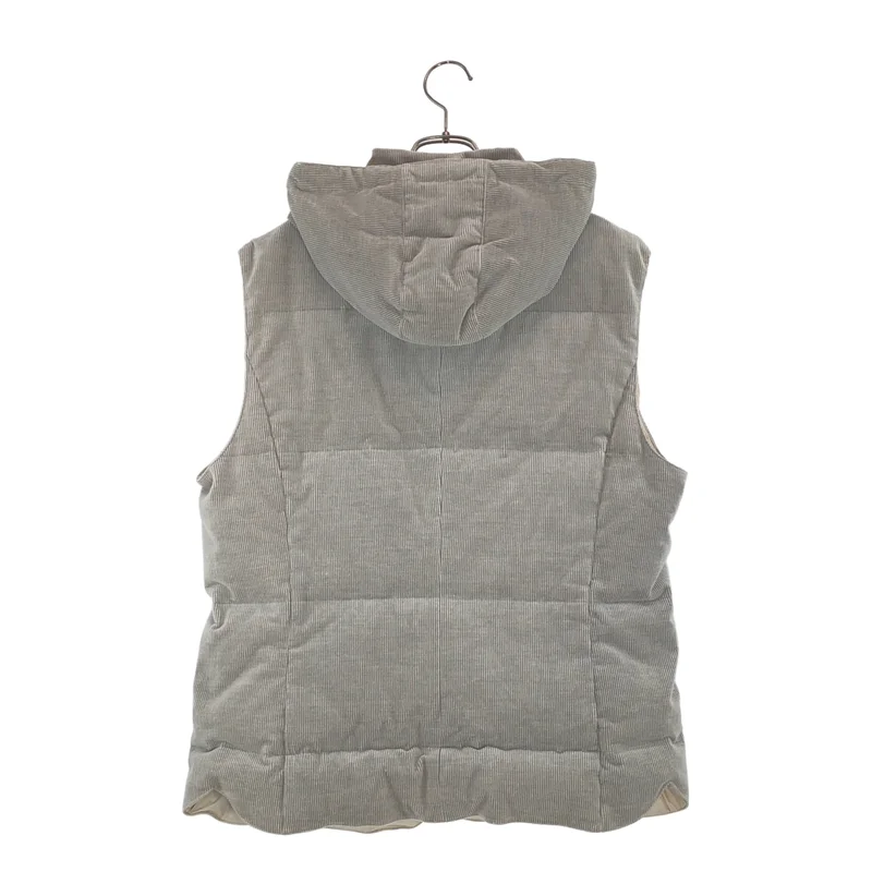 BRUNELLO CUCINELLI / ブルネロクチネリ | コーデュロイベストフーディ | XS | メンズ