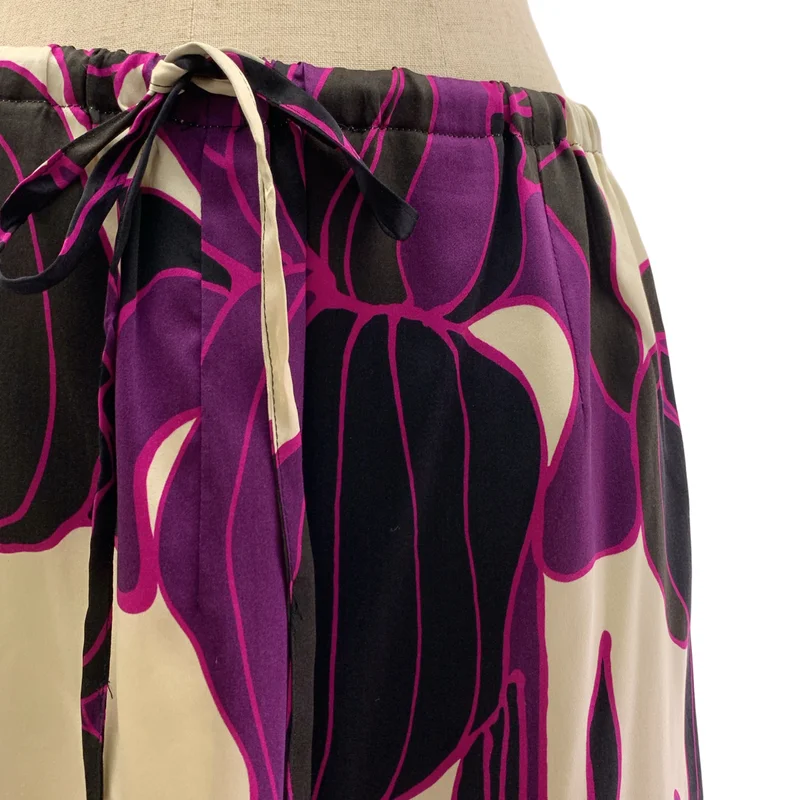 DRIES VAN NOTEN / ドリスヴァンノッテン | 2020AW | アイリス シルク ロングイージースカート | 36 | レディース