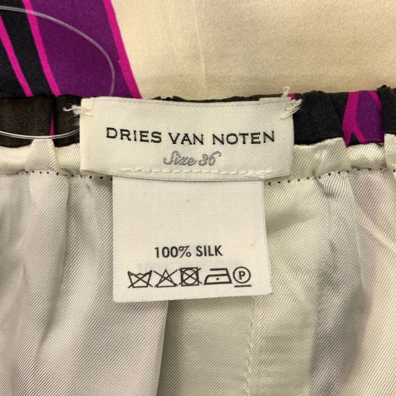 DRIES VAN NOTEN / ドリスヴァンノッテン | 2020AW | アイリス シルク ロングイージースカート | 36 | レディース