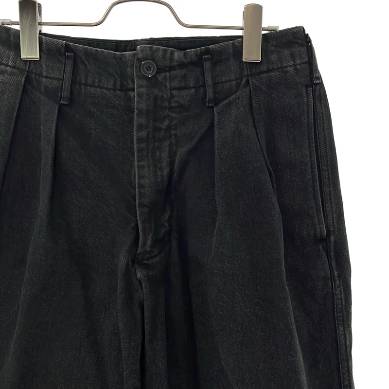 unfil / アンフィル | 14oz organic cotton denim 2tuck trousers / オーガニックコットンデニムツータックトラウザース | 3 | メンズ