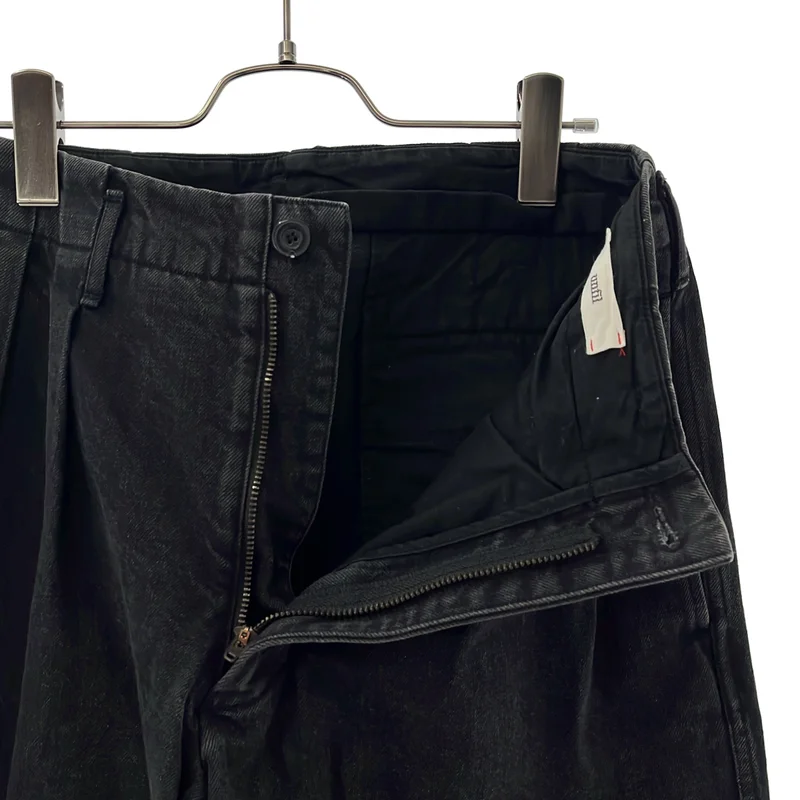 unfil / アンフィル | 14oz organic cotton denim 2tuck trousers / オーガニックコットンデニムツータックトラウザース | 3 | メンズ