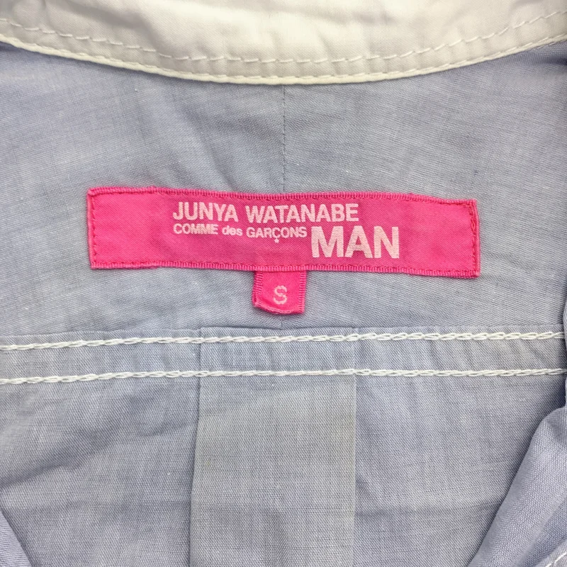JUNYA WATANABE MAN PINK / ジュンヤワタナベマンピンク | 2012SS | コットン パッチワーク シャツ ブラウス | S | レディース