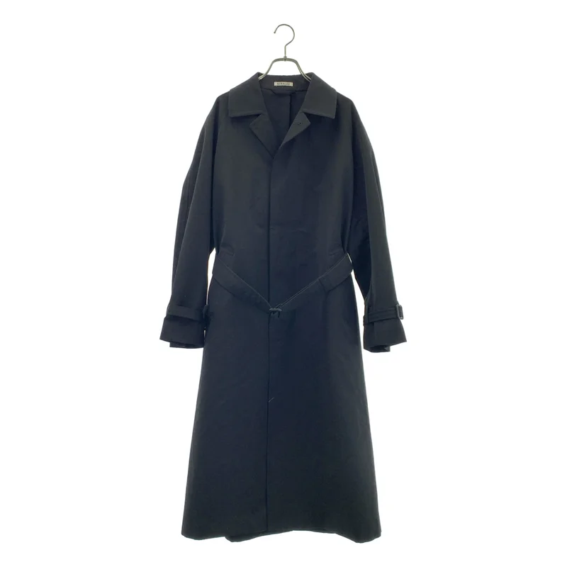AURALEE / オーラリー | 2023SS | WOOL MAX CANVAS SOUTIEN COLLER COAT ウール ステンカラーコート | 1 | レディース
