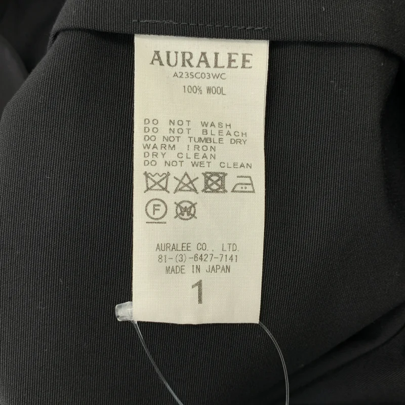 AURALEE / オーラリー | 2023SS | WOOL MAX CANVAS SOUTIEN COLLER COAT ウール ステンカラーコート | 1 | レディース