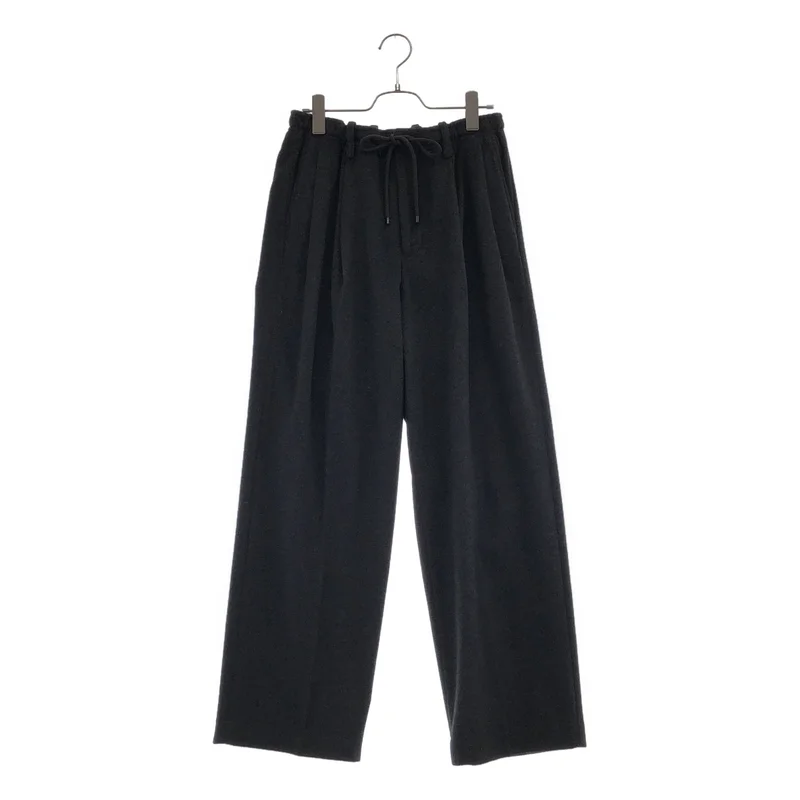 MARKAWARE / マーカウェア | 2025AW | カシミヤ ドローストリング タック トラウザーズ パンツ | 1 | メンズ